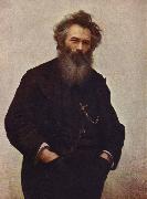 Ivan Nikolaevich Kramskoi Portrait of the Painter Ivan Shishkin France oil painting artist